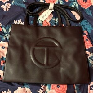 Telfar Dark Brown Tote Bag